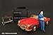 Mechanic Larry Taking Break, American Diorama 77445 - 1/18 Scale Accessory for Diecast Cars