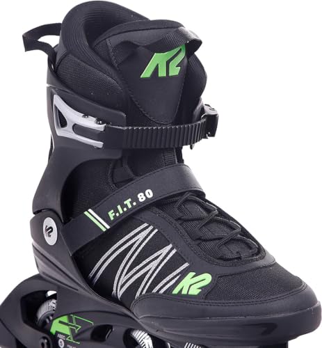 K2 F.I.T. 80 Inline Skates Black/Green