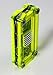 Zebra Zero Case for Raspberry Pi Zero & Zero Wireless - Laser Lime w Heatsinks