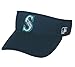MLB ADULT Seattle MARINERS Home Navy Blue VISOR Adjustable Velcro TWILL