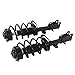 TRIBLE SIX 171128L-171128R Upgrade Front Complete Struts and Shock Coil Spring Assembly Kit Replacement for 2008-2015 Dodge Grand Caravan 2008-2015 Chrysler Town Country 2-pc Set