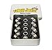 Yellow Jacket Premium Skateboard Bearings, Pro Longboard Bearings, 608, ABEC 9, Washers and Spacers, Black Mamba (Pack of 8)