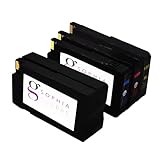 Sophia Global Compatible Ink Cartridge Replacement for HP 950XL and HP 951XL (1 Black, 1 Cyan, 1 Magenta, 1 Yellow)