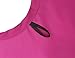 XMW Multipurpose Solid Styling Hair Salon Polyester Cape with Adjustable Neck Closure, Pink