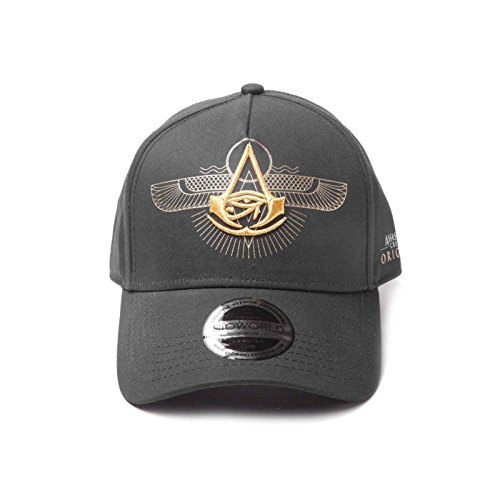 Assassins Creed Baseball Cap Origins Logo Curved Official Black Strapback