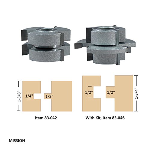 Rail & Stile Interior & Exterior Door Shaper Cutter Set