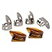 National NP1-8T Thumb & Finger Pick Pack - Stainless Steel/Mock Tortoise - Large