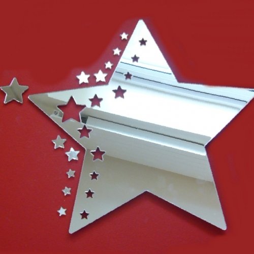 Super Cool Creations Star Cluster Mirror – 47cm x 45cm with small stars