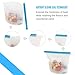 Silchef Reusable Silicone Food Bag - Set of 3 - Silicon Food Storage Bags with Airtight Seal to keep your food fresh - 2 large and 1 medium size