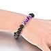 Mystiqs Lava Rock & Purple Jasper Beaded Bracelet Essential Oil Diffuser for Men,Women + FREE Aromatherapy E-book Ideal for Anti-Stress or Anti-Anxiety