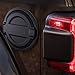 Fuel Tank Cap Door Gas Cap Cover with Lock Compatible with 2018-2020 Jeep Wrangler JL JLU (Rubber Ring Included) (Fits 2018+ Wrangler JL)