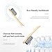 Premium 100% Natural Organic Bamboo Toothbrush by Green Nature Goods (4-Pack) - Eco-Friendly Biodegradable and Ergonomic with Charcoal Infused Soft Bristles