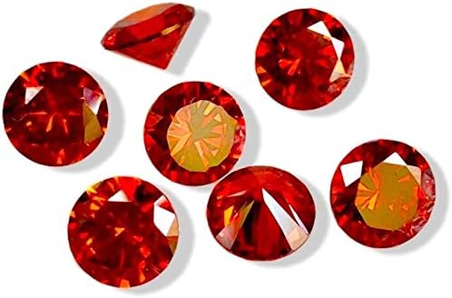 Amazon Co Jp Rs307 濃い赤 濃いレッド 3mm 50個セット aaa キュービックジルコニア Czダイヤモンド ラウンドカット ルース 裸石 パワーストーン ホビー