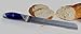 Professional Bread and Cake Knife, 8-inch Serrated Slicer Edge Sharp Blade with Strong Blue and Gray Handle - Stainless Steel Serrated Bread Knives