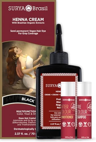 Surya Brasil Henna Cream, Black 2.37 oz