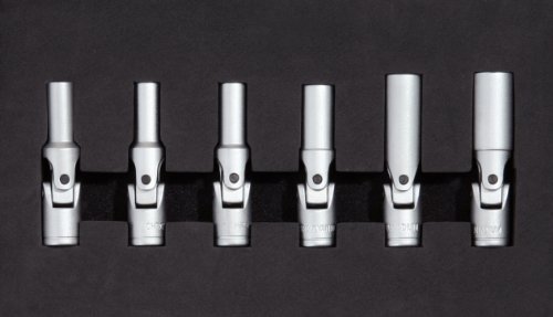 KS Tools Glowplug 3/8-inch 8-16mm Socket Set (6 Pieces)