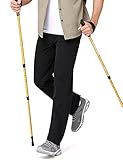 CAMEL CROWN Men’s Stretchy Hiking Pants, Quick Drying Ultralight Athletic Pants Travel Cargo Pants, Elastic Waist