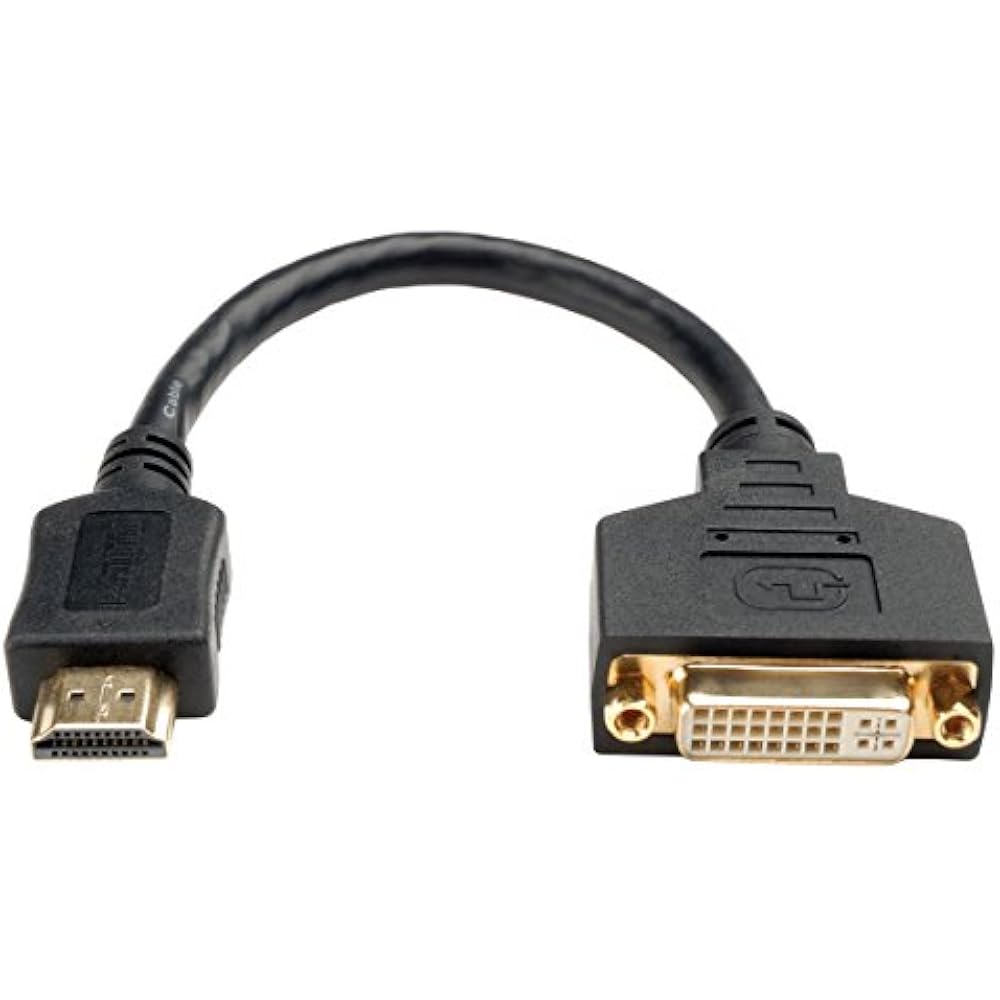 Tripp Lite 8inch HDMIM To DVID Cable Adapter (M/F), 8in. (P13208N