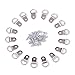EDCarrying 100 Pack Heavy Duty D Ring Picture Hangers with Screws Single Hole EDC-01