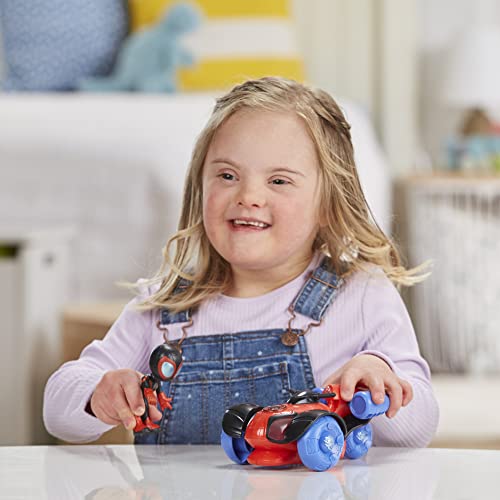 Hasbro Marvel Spidey and His Amazing Friends Glow Tech TechnoRacer Toy