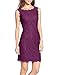 Berydress Sleeveless Sheath Short Lace Dresses for Women (US14, Purple)