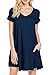 AmySoul Women's Short Sleeve Dress Summer Spring Long Sleeve Dress Casual Irregular Hem Loose Tunic T-Shirts Long Dresses