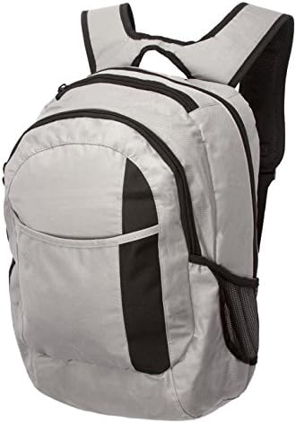 Observ Classic School Laptop Backpack, Gray - 13", 14" and up to 15.6 Inch Laptops