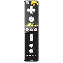 University of Iowa Wii Remote Controller Skin - Iowa Hawkeyes Vinyl Decal Skin For Your Wii Remote Controller