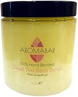 Aromabar Pink Grapefruit Dead Sea Salt Hand Body Scrub 400g Exfoliate Nourish view 2