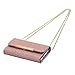Galaxy S8 Plus Case, LONTECT Bling Glitter PU Leather 7 Card Slots Wallet Case Handbag with Detachable Magnetic Back Case & Metal Chain for Samsung Galaxy S8 Plus - Rose Gold
