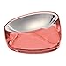 FelliP Oblik Pet Bowl (Lordly Puss), 14cm, Pink Ruby