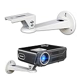 Angle Adjustable Projector Mount,LANMI Mini Projector Wall Mount, Projector Hanger with Load 11 lbs Length 7.87" 360 Degree