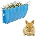 Zconmotarich Small Pet Rabbit Hanging Grass Feeder Rack Shelf Hay Bowl Animal External Frame Holder Box Dispenser – Bluethumb 2