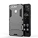 HuaWei P9 Case, Pasonomi® [Slim Fit] [Kickstand Feature] Hybrid Dual Layer Armor Defender Full Body Protective Case Cover for HuaWei P9 5.2 Inch (Grey)