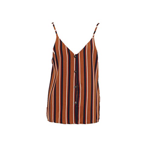 Click Here to See More Images NREALY Women's Striped Print Shirt Sexy Summer Vest Button Casual Tops Blouse Tee