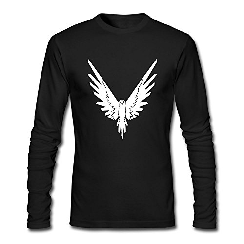 Steve Lebel Men's Long Sleeve Custom Logan Paul Parrot Logo Pop Style Black S