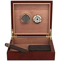 Mantello 15-25 Magnetic Cigar Desktop Humidor