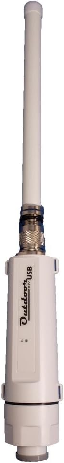 Solwise Patriot Outdoor USB 5dBi Omni Antenna CPE 11n 2.4GHz 150Mbps MIMO with 5m USB Cable, White - Image 3