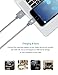OPSO [Apple MFi Certified] 2M / 6.6 ft Nylon Braided Lightning 8-pin to USB Charging Cable/Cord for iPhone 7 6s 6 Plus 5s 5,iPad Pro Mini iPod - Gray