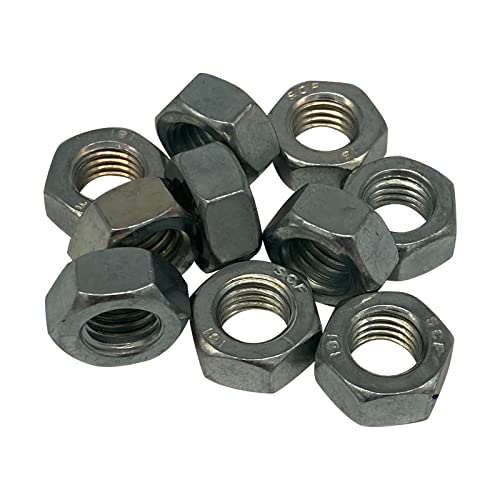 Pannenklöpper M7 Hex Nuts, Stainless Steel, Pack of 10, DIN 934, A2, Standard Thread