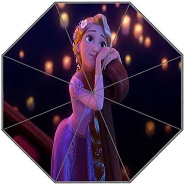 Custom Tangled Rapunzel Lanterns Movie UV Umbrella Travel Umbrella Automatic Umbrella