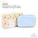 Royal Bunny Baby Grooming Kit | 8-pcs Baby Daily Care Kit for Traveling & Home Use | Baby Manicure Set, Soft Hair Brush & Thermometer | Perfect Baby Shower Gift | Unisex Grooming Kit with Travel Box