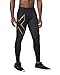 2XU Men's Elite MCS Compression Tights, Black/Gold, Large