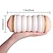 SHEQU Male Masturbation Cup - Virgin Pussy and Oral 2-in-1 Masturbator Silicone Adult Sex Toy for Oral Sex and Vaginal Sex (Miya's Pussy and Oral)