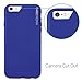 CaseCrown iPhone 6s Case, Perfect Fit & Soft Interior, Lux Glider (Blue Sapphire)