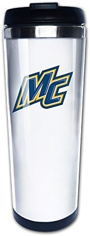 Black Merrimack College Insulation Stainless Steel Lid Coffee Mug 13oz Unisex Printed On Both Sides