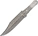 Szco Supplies Damascus Coffin Bowie Blade,Silver