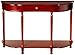 Frenchi Furniture Table, 47.10 in x 14.8 in x 30.7 in, Mahogany