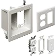 TVBR505K-1 TV Box Recessed Kit With Outlet And Wall Plates - View #8