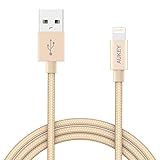 AUKEY Lightning Cable, 3.95ft Nylon Braided [Apple MFi Certified] for iPhone 7, 7 Plus, 6, 6S, 7 Plus, iPad Pro and More